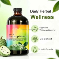 Soursop Bitters Exotic Herbal Oral Liquid Supplement Gut Support Detox Vitality Herbal Formula OEM ODM Wholesale Private Label