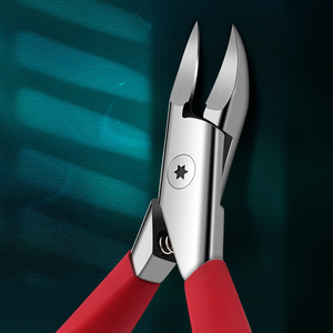 Stainless Steel Toenail <b>Clipper</b> Non Slip Handle Wide Jaw Opening Curved Blade Pedicure Tool <b>for</b> <b>Thick</b> <b>Nails</b> - Product Image 4