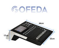 MD-16 contrôleur DJ de mélangeur audio numérique professionnel avec contrôle FX en plastique et mélangeur de console audio d'effets de battement
