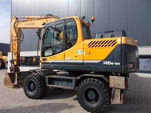 Pelle sur pneus Hyundai 140w-9R à haut rendement Original japon multifonctionnel en bon état utilisé Hyundai 60w 120w 210 150 vente - Product Image 3