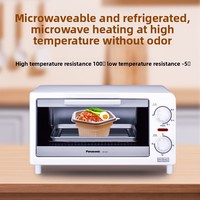 Conteneur alimentaire jetable biodégradable et écologique en PLA, compartimenté hexagonal de 5 mm, anti-fuite, pour plats à emporter, nouilles et gâteaux