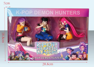 Figurines d'Idoles K-pop de Groupes Féminins en Gros, Demon Hunters Rumi Zoey Mira, Jouets Designer, Noodle Stopper, Fourniture en Vrac - Product Image 6