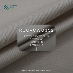 ผ้าคอตตอน/ไลโอเซลล์/สแปนเด็กซ์ผ้าคอตตอนผสมวัสดุแบบยั่งยืนกางเกงสันทนาการที่มีน้ำหนัก RCO-CW0352 - Product Image 2