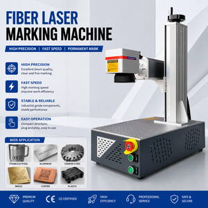 Máquina de Marcado Láser de Fibra Óptica Split Mopa de 100w para Grabado Profundo 3D - Product Image 1