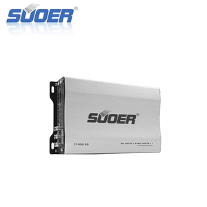 Amplificateur de puissance de voiture 5 canaux Suoer CT-900.5D-U 3000 Watts, classe D, pleine bande, avec filtres de croisement - Product Image 2