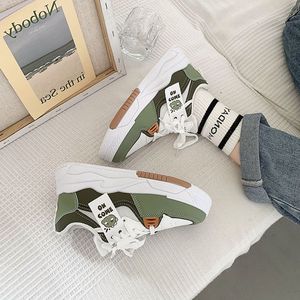 Zapatos Blancos de Suela Gruesa para Mujer, Estilo Casual, Combinables con Todo, para Primavera y Otoño, Modelo S26 - Product Image 3