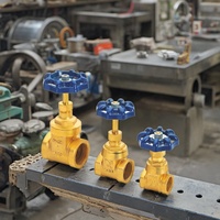 DN15-DN50 NPT BSP laiton filetage interne vanne-vanne manuelle volant vanne à boisseau sphérique hydraulique général OEM conduites d'eau personnalisables