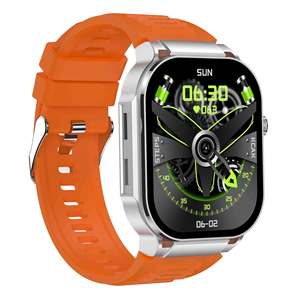 Reloj Inteligente DF G40 con Carcasa Metálica, Oxímetro, Monitor de Ritmo Cardíaco, Rastreador de Actividad Física, Clima, Salud Femenina, Relojes Inteligentes para Hombre - Product Image 1