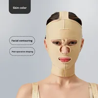 Bandeau de lifting facial V-face pour liposuccion, en spandex antibactérien, élastique, pour la récupération post-chirurgie faciale et le double menton
