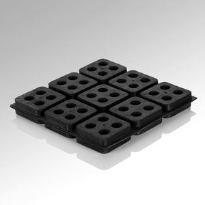 แผ่นรองกันสั่นสะเทือนยี่ห้อ Easyflex ขนาด 3/4 นิ้ว x 18 นิ้ว x 18 นิ้ว สำหรับอุปกรณ์อุตสาหกรรมและเครื่องจักร - Product Image 5