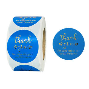 Etiquetas Adhesivas con Logotipo Personalizado, 500 Unidades por Rollo, Transparentes, Doradas y Plateadas, Resistentes al Agua, Etiquetas Adhesivas de Papel para Bolsas de Alimentos, Etiquetas de Sellado - Product Image 4