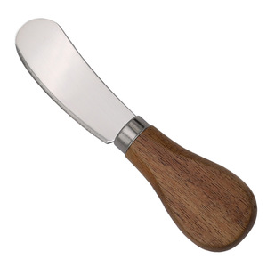 Juego de Cuchillos para Queso de Acero Inoxidable con Mango de Roble, Herramienta de Cocina Multifuncional, Caja de Regalo - Product Image 3