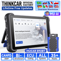 Escáner Automotriz Profesional MUCAR 892BT AI Prower, CANFD DOIP, Codificación Bidireccional de ECU, Herramientas de Diagnóstico de Automóviles con Sistema Completo