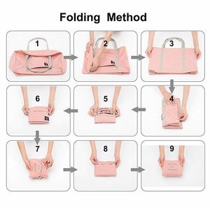 Foldable Travel Duffel Bag, Waterproof <b>Carry</b> <b>on</b> <b>Luggage</b> Bag, Lightweight Travel <b>Luggage</b> Bag for Sports,Vacation - Product Image 3