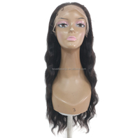 Nouveautés Perruques Remy 100% Cheveux Humains Sans Colle Transparentes Pré-Pluckées Ondulées Naturelles pour Femmes