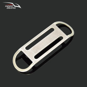 KEEP DIVING Hebilla de Posicionamiento de Montaje Lateral para Buceo Técnico Japonés, de Acero Inoxidable 316, con Anilla en D de Doble Cara y Diseño Curvo para Equipo de Suspensión - Product Image 2