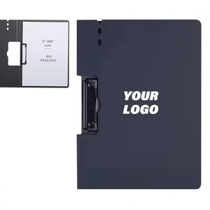 Porte-documents A4 étanche à double clip pour infirmières, en plastique pliable, avec logo, pour accessoires de bureau, dossiers personnalisés, vente en gros - Product Image 1