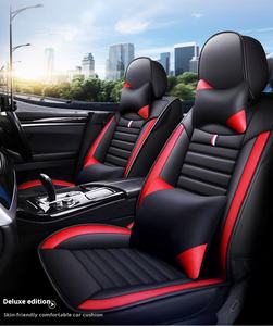 高級防水PVCレザーPUカーシートカバー耐摩耗性クッションハイランダーランドクルーザーCR-Vアコード - Product Image 1