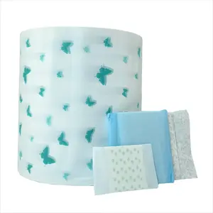 Polyethylene Film Baby Adult Diaper pad Personal Care product backsheet raw material roll Laminated Breathable Pe Wrapping Film