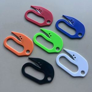 ที่เปิดกล่องแบบวงแหวนพร้อมรูเจาะ - ที่ตัดกล่อง ABS ขนาดกะทัดรัดและปลอดภัย พร้อมพิมพ์ซิลค์สกรีนสำหรับของขวัญส่งเสริมการขาย - Product Image 3