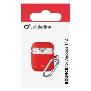 Funda protectora para auriculares BOUNCE AirPods 1 y 2 Roja BOUNCEAIRPODSR - Product Image 2