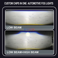 Xenplus PZ2-LM40B 140W 6000K 50000LM Phare LED, feux de plaque d'immatriculation, feux auxiliaires, lentille de projecteur LED pour Russie et Vietnam