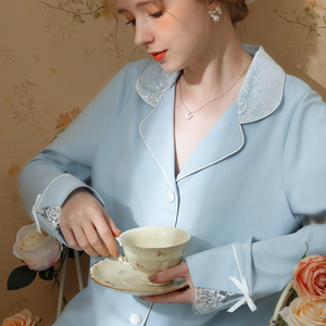女童 3/4 袖睡衣套装 春秋季超细纤维面料睡衣 轻便透气 2 件套家居服 - Product Image 3