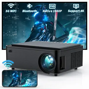 Lightvalve Fábrica OEM TOP VENDA Curto/Longo Projetores Android Hd 4k 1080p Home Theater Mini Bluetooth Portátil Barato Beamer