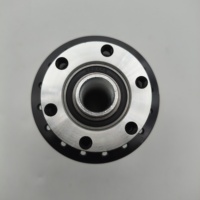 Buje Delantero de Aleación de Aluminio 32H 15mm con Eje Pasante, Freno de Disco de 6 Tornillos, Rodamientos Sellados 6804RS, 14 Agujeros para Radios, para Bicicletas MTB, de Carretera y Gravel