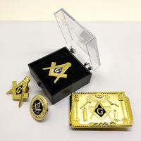 Conception gratuite épingle à maçon métal personnalisé or Club maçonnique insigne franc-maçon Regalia émail revers épingle maçonnique pince à billets épingle à maçon