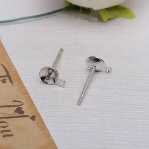 ต่างหูเงินแท้ S925 5 คู่ สำหรับงาน DIY พร้อมเข็มต่างหูขนาด 4 มม. และห่วงกลมแบบปิดสำหรับผู้หญิง รุ่น 4249 มีขนาด 6 มม. และ 8 มม. ให้เลือก - Product Image 4