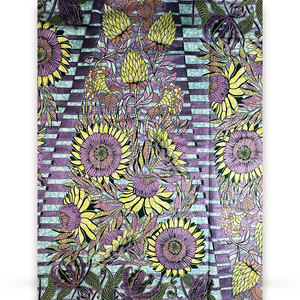 Tela <span class=keywords><strong>de</strong></span> Algodón Batik Africana <span class=keywords><strong>de</strong></span> Alta Calidad <span class=keywords><strong>para</strong></span> Confección <span class=keywords><strong>de</strong></span> Camisas y Bolsos, 6 Yardas - Product Image 2