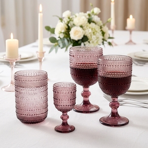 Lot de Verres à Vin Vintage pour Mariage – Ensemble de Flûtes à <span class=keywords><strong>Champagne</strong></span> et Gobelets en Cristal Sans Plomb - Product Image 5