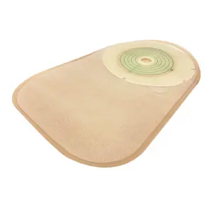 Desechable médico adulto una pieza cerrado ostomía cuidado cubierta colostomía bolsa corte 70mm