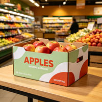 Groothandel Fabrieksverpakkingen Appelverpakkingen Sterke Waterdichte Golfkartonnen Fruitverzenddozen 72 uur productie