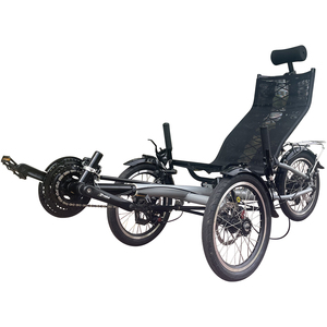 M-002 abordable grande remise liquidation vente 24 vitesses 3 roues personnes âgées utilisent un siège couché Trike avec grand transporteur - Product Image 1