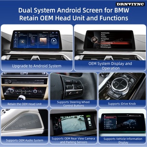 Autoradio Android 13 12,8 pouces pour <span class=keywords><strong>BMW</strong></span> Série 1 F20 F21 / Série <span class=keywords><strong>2</strong></span> F22 F23 CarPlay Android Auto GPS Écran tactile - Product Image 2