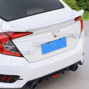 Alerón Trasero de Material ABS Sin Pintar para Honda Civic Décima Generación 2016 2017 2018 2019 2020, Accesorios para Carrocería - Product Image 6
