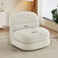 Ensemble de canapés d'angle en bois modernes de luxe canapé paresseux un siège pour chambre à coucher et salon Bosen BS4061