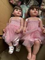 Muñecas Reborn de 48 cm y 55 cm, Adorables Muñecas Reborn de Cuerpo Entero de Vinilo, Simulación Realista de Niña, Juguetes de Muñecas Reborn
