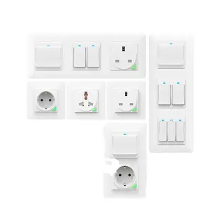 WiFi智能灯墙壁开关插座按钮DE EU智能生活图雅无线遥控与Alexa Google Home合作