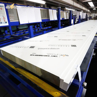 Glostar Toptan CE/ISO 50mm 75mm 100mm 150mm OEM/ODM Su Geçirmez Taş Yünü Sandviç Panel Fabrikası, Depo İçin PU Kenarlı