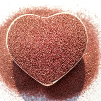Sable de grenat naturel de qualité supérieure, 30-60 mesh, abrasif à faible teneur en poussière et haute efficacité pour la préparation des surfaces, le décapage de revêtements et la découpe au jet d'eau