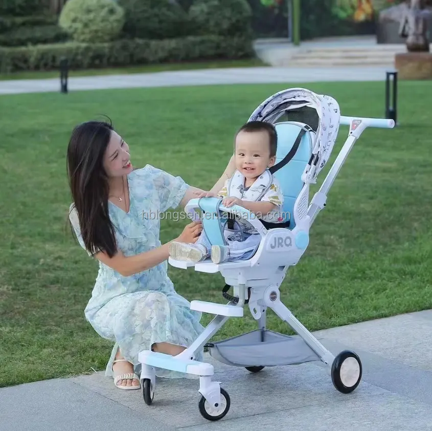 China Fabrikant Hoge Kwaliteit Lichtgewicht Kids Driewieler Kinderwagen Baby Kinderwagen