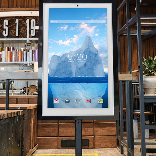 14-Inch L-Shape Vertical Quad Core Rockchip 4G 32G Android Desktop Tablet PC Business POS Self-Service Restaurant Shopping Malls