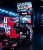 Machine d'arcade de course à monnayeur, simulateur de conduite automobile, équipement de jeu