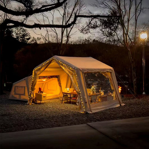 Tenda Gonfiabile GSD Outdoors con Cabine Nuovo Stile Lussuosa Tenda <span class=keywords><strong>Glamping</strong></span> per Campeggio e Attività Safari - Product Image 3