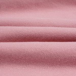 Çok renkli özel kalın sonbahar kış yumuşak örgü katı pamuk spandex fransız terry kumaş gömlek hoodie için - Product Image 3