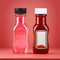 Botol bumbu saus tomat PP plastik portabel Mini pabrik penjualan langsung botol penyemprot Remas portabel