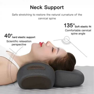 Almohada de Tracción Cervical con Alimentación USB, Masaje por Vibración, Compresa Caliente, Soporte Ergonómico para el Cuello, Masajeador Calefactado para Uso en el Hogar y la Oficina - Product Image 6